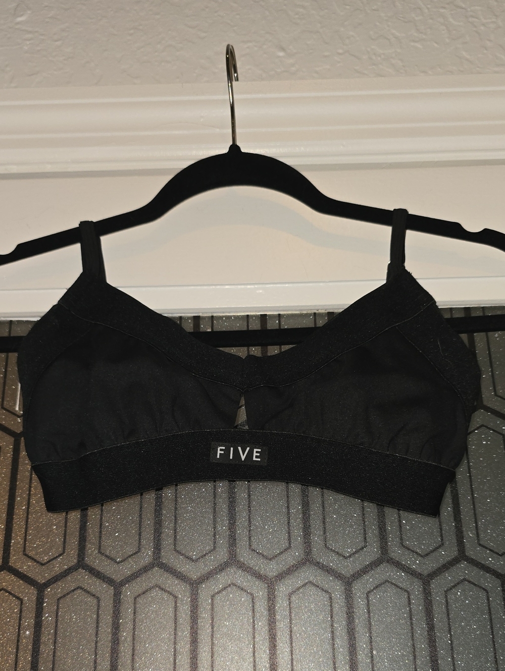 Five The Label Black  Bralette